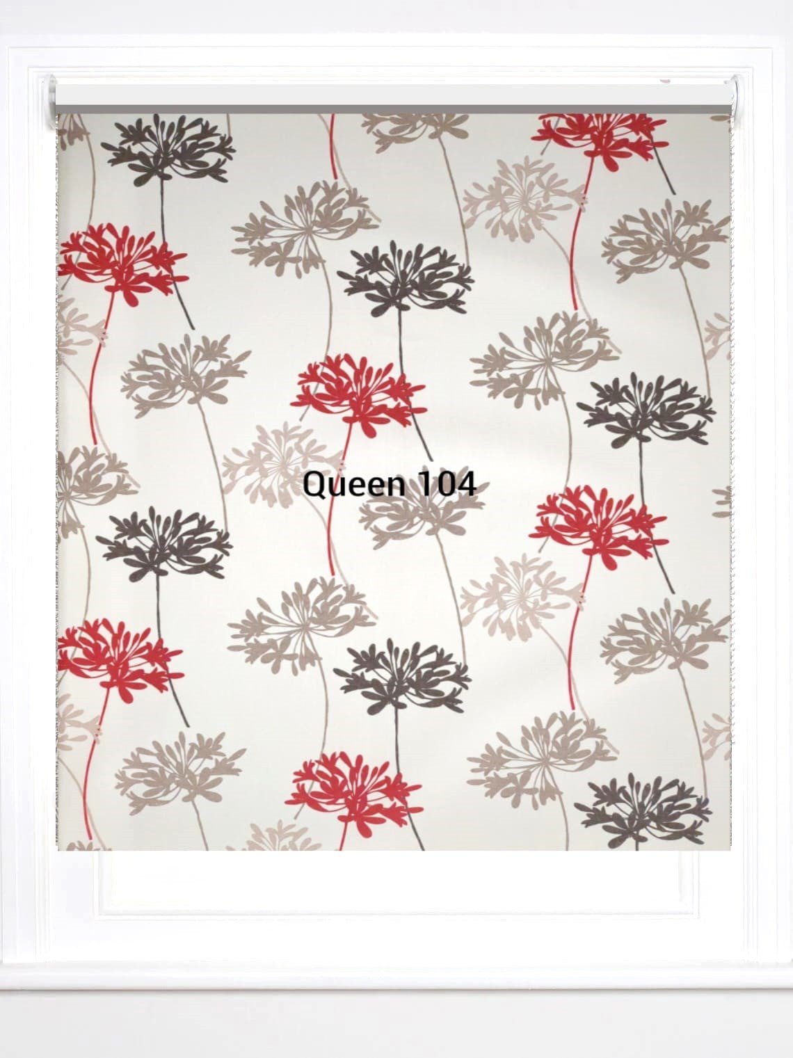 Floral Roller Blinds - Made To Measure - Patterned Roller Blinds - Floral Design - Queen Blinds ltd