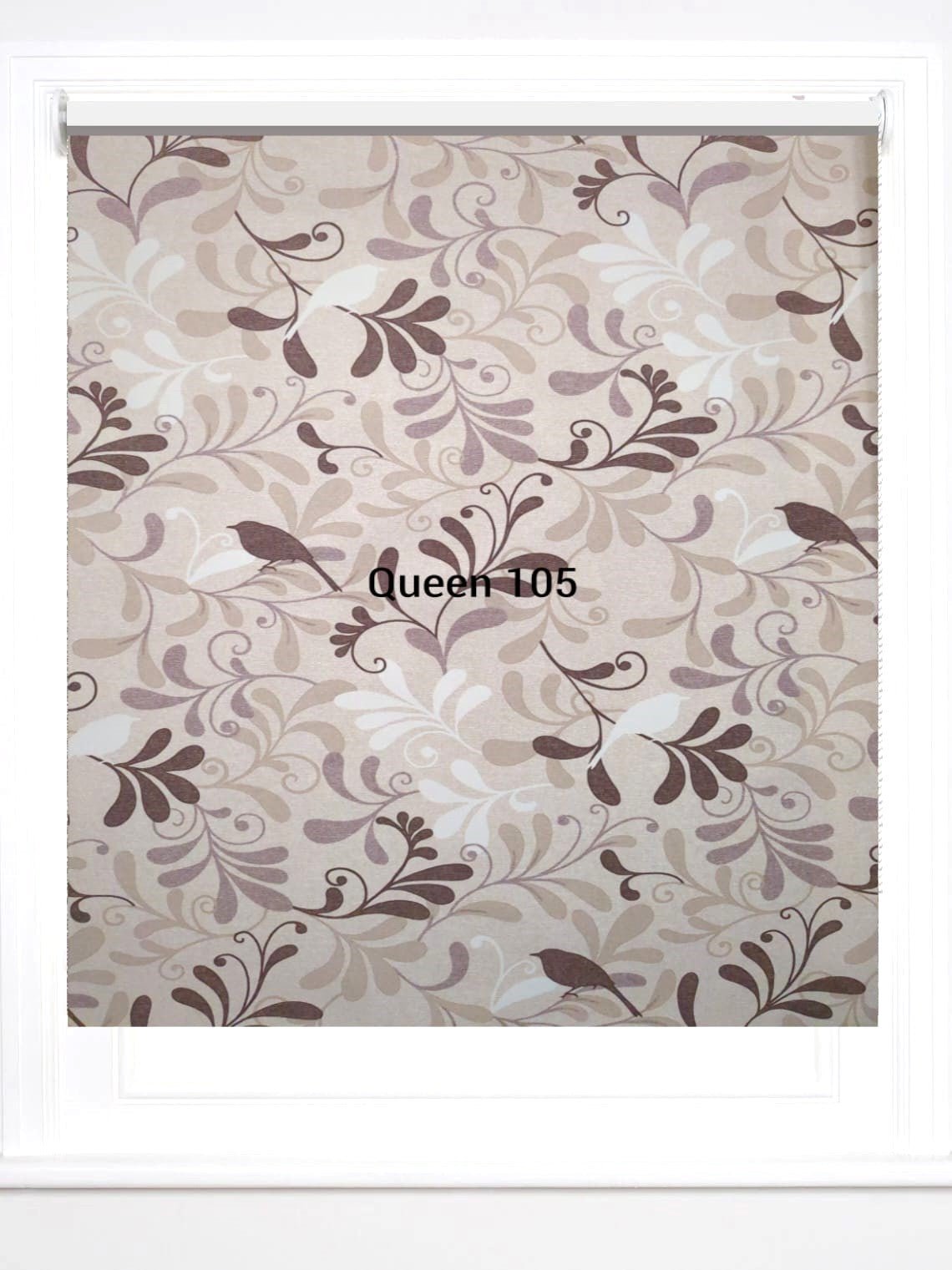 Floral Roller Blinds - Made To Measure - Patterned Roller Blinds - Floral Design - Queen Blinds ltd